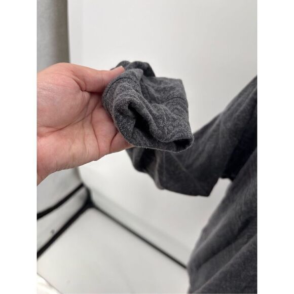 Athleta pullover women’s sweatshirt black gray size small Tall tencel blend - Picture 7 of 12